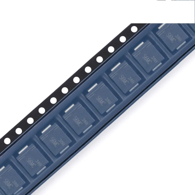10PCS MDD S6MC SMC 1000V/6A SMD universal rectifier diode.Chipset