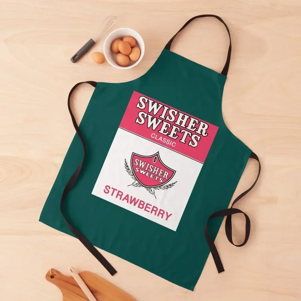 

Swisher Sweets Strawberry Cigarillos Apron Professional Barber Kitchen Tools Accessories Barber custom women's kitchen Apron