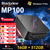 Blackview MP100 Mini PC 7430U 16GB DDR4  512GB SSD WiFi 6 Windows 11 Pro AMD 6-core 12-thread Mini Computer BT5.2
