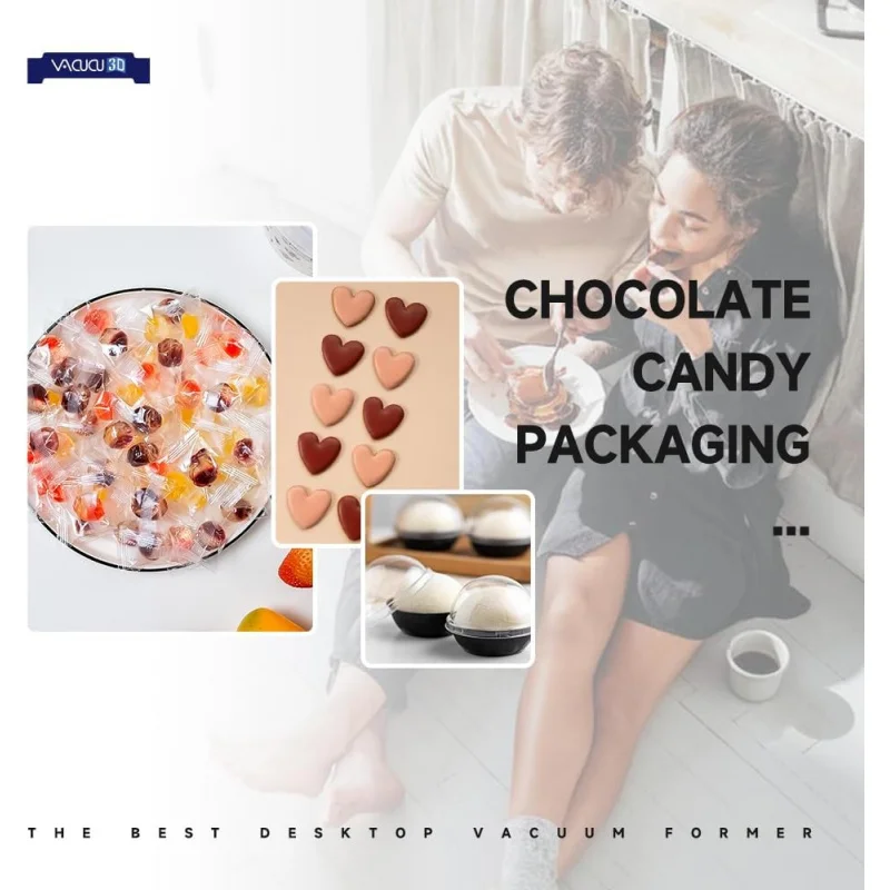 NEW1-A3(297mm×420mm/16.54x11.69인치) 데스크탑 진공 성형기, 교실 주방에서 프로토타입 몰드 및 캐스트 제작