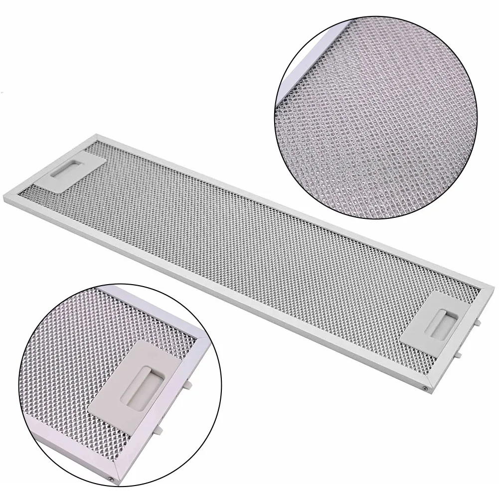 2pcs Cooker Hood Filters Metal Mesh Extractor Vent Filter Range Hood Filters Replacement Exhaust Oil Filter Mesh Kitchen Tools