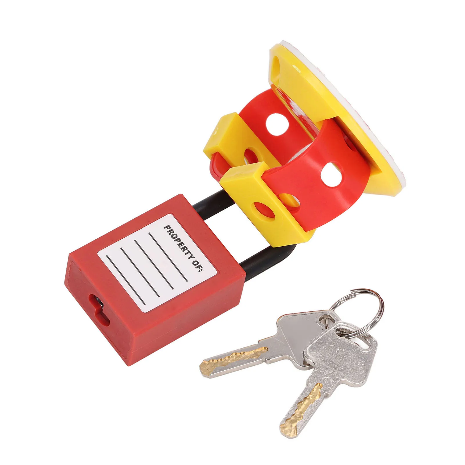 مقبض اللوحة الكهربائية قفل اللوحة الكهربائية مقبض قفل عدة العزل النايلون قفل إمدادات السلامة للصناعة #2