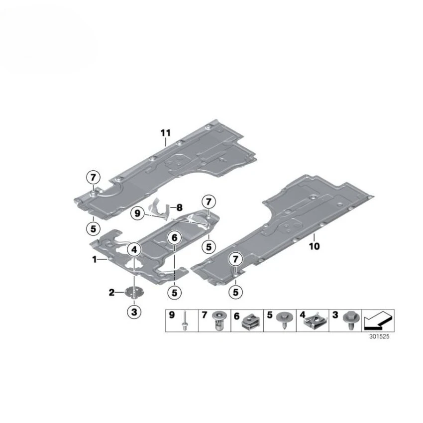 51757185027 peças de automóvel motor respingo escudo guarda para bmw gt f07 550i f13 650i f02 750li 5 6 7 séries acessórios do carro