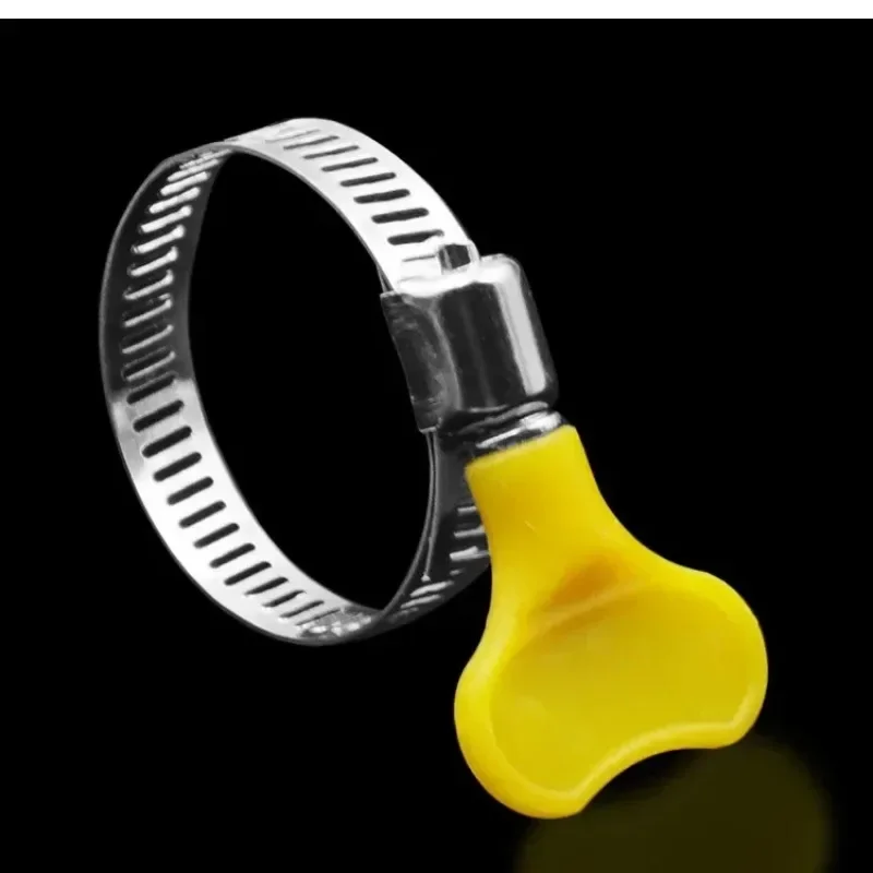 1Pcs Plastic Hose Clamp Heavy Duty American Style Hose Clamp Wire Hoop Car Wash Gas Hose Pipe Clamp Ferrule Band