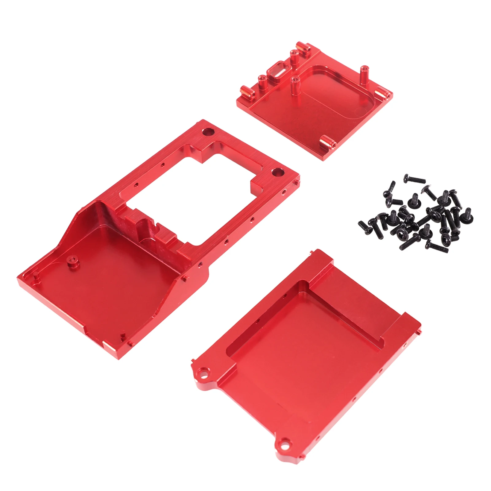 Suitable for MN 1/12 MN78 MN168 RC Car metal gearbox installation base motor bracket crossbeam assembly accessories