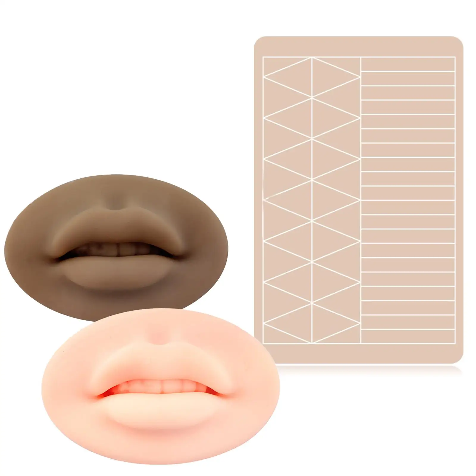 Eyebrow Practice Skin Realistic Training Practice Pad for Beautician