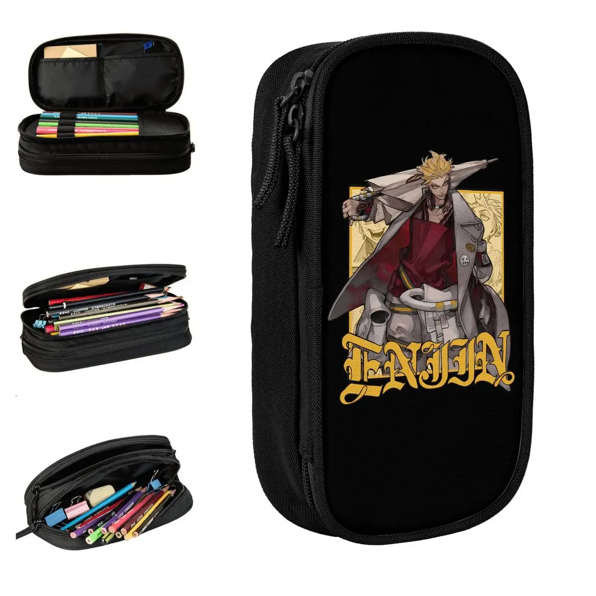 enjin-gachiakuta-anime-estojos-de-lapis-caneta-caixa-bolsa-menina-menino-grande-armazenamento-estudantes-presente-escolar-estojos-de-lapis