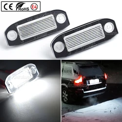 LED License Plate Light For Volvo S80 XC90 S40 V50 V60 V70 XC60 S60 C70 XC70 Canbus Error Free Number Lamp