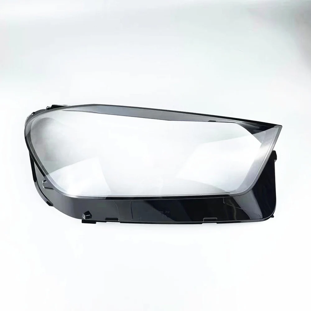 Car Front Lampshade Headlight Shell Cover For Mercedes-Benz GLE300 400 450 2020 2021 2022 Auto Glass Lens Case