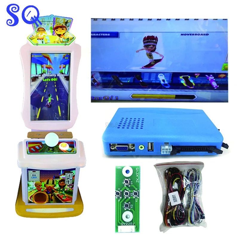 Street Runner Happy Cool run race coin operated Arcade game kit Skate Run Endless Skateboard running Arcade set for kids adults