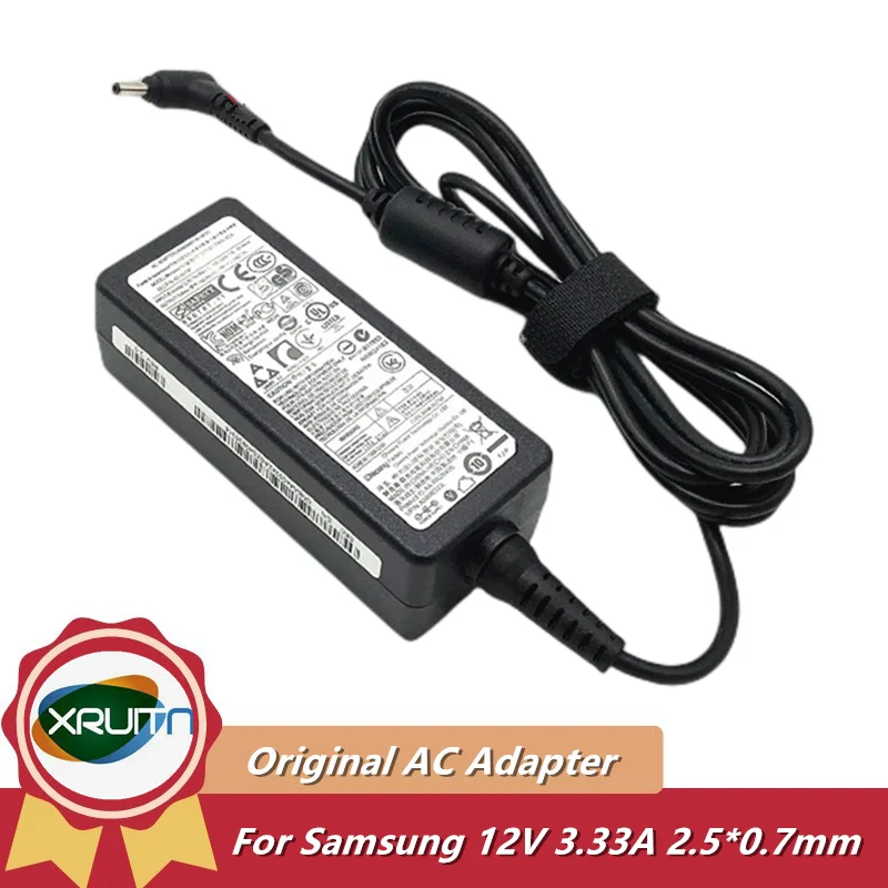 Genuine 12V 3.33A AC Adapter Charger for Samsung ATIV SMART PC 500T 500T1C PRO700T A12-040N1A A12040N1A AA-PA2N40W AA-PA3N40W