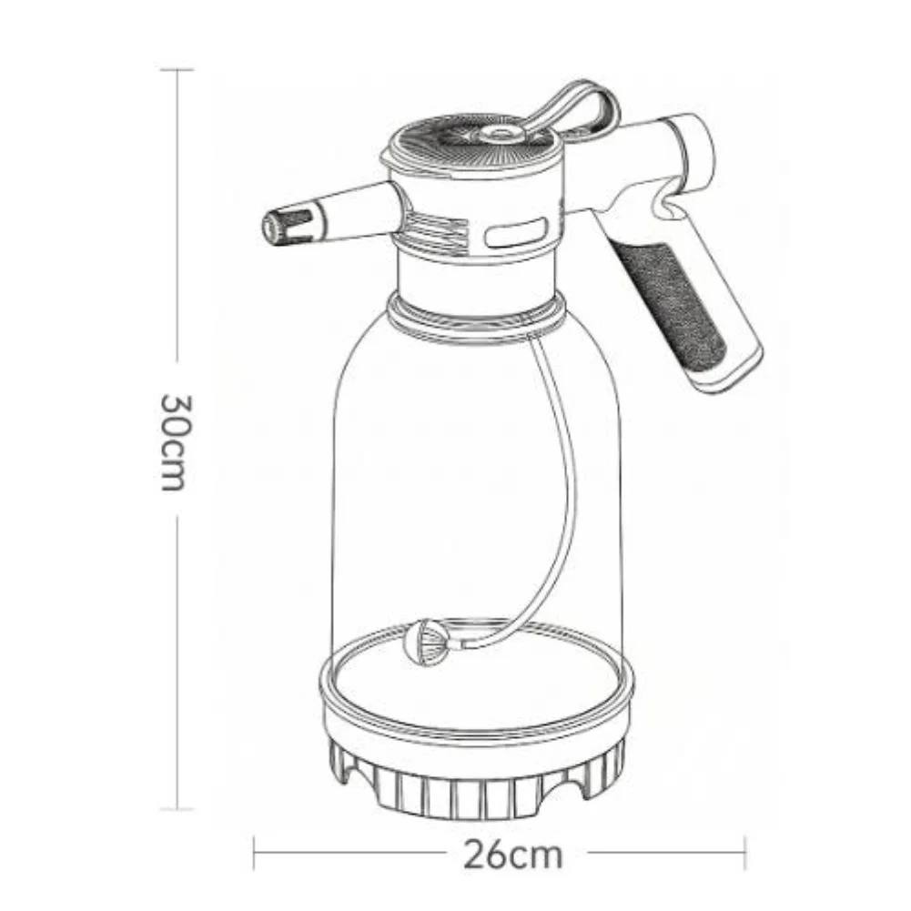 For Daily Plant Maintenance As Shown Electric Spray Bottle For Plants 2L Large Capacity Single-button Operation