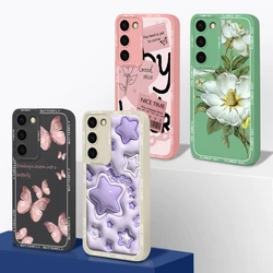 For Samsung S23 FE Plus Ultra Case Advanced Full Protection Liquid Silicone Funda For Samsung Galaxy S 23 S23FE S23Plus Cover