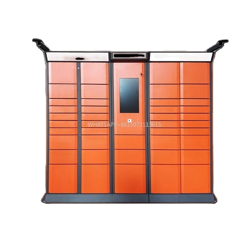 Armadietto per pacchi logistico postale intelligente in metallo per stoccaggio pacchi per chiosco con armadietto intelligente per self-service con software standard