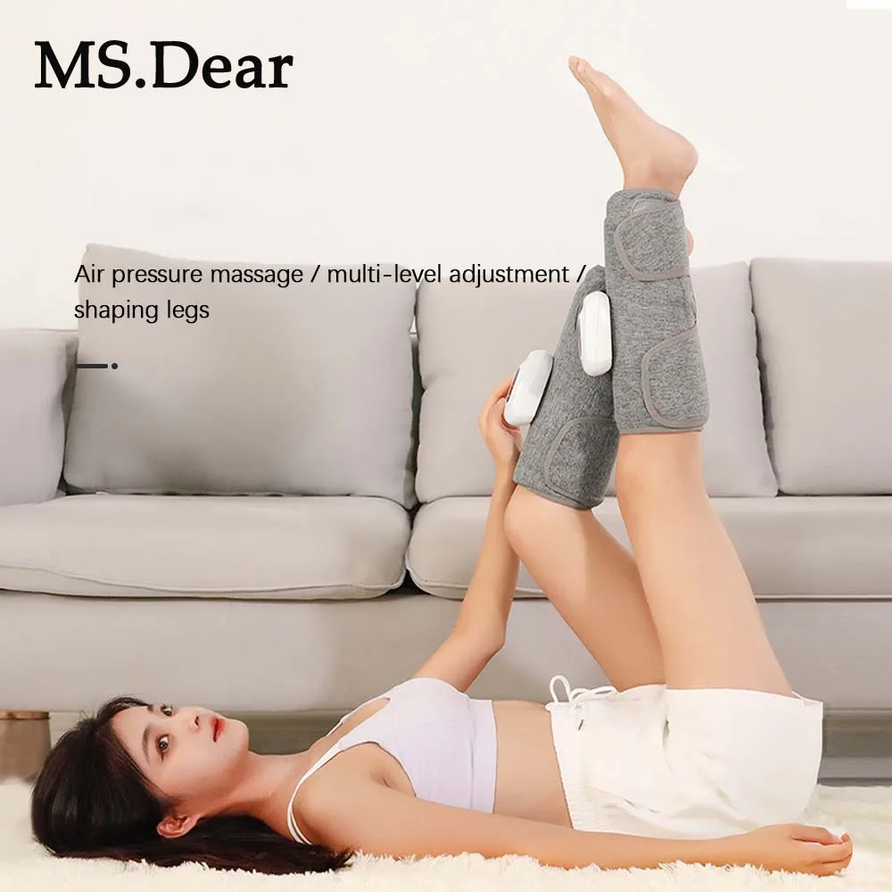 

Smart Leg Massage 3 Modes Vibration Leg Air Compression Massager Wireless Electric Air Compress Foot Air Pressure Massage Device