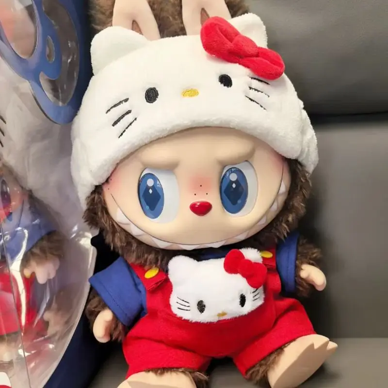 

POP MART LABUBU THE MONSTERS x HELLO KITTY Vinyl Plush Doll Series Mystery Surprise Unbox Lovely Character Collectible