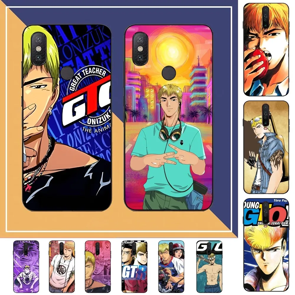 Great Teacher Onizuka GTO Anime Phone Case For Redmi Note 4 X 5 A 6 7 8 T 9 9S 10 11 11S 11Epro Poco M3 Pro