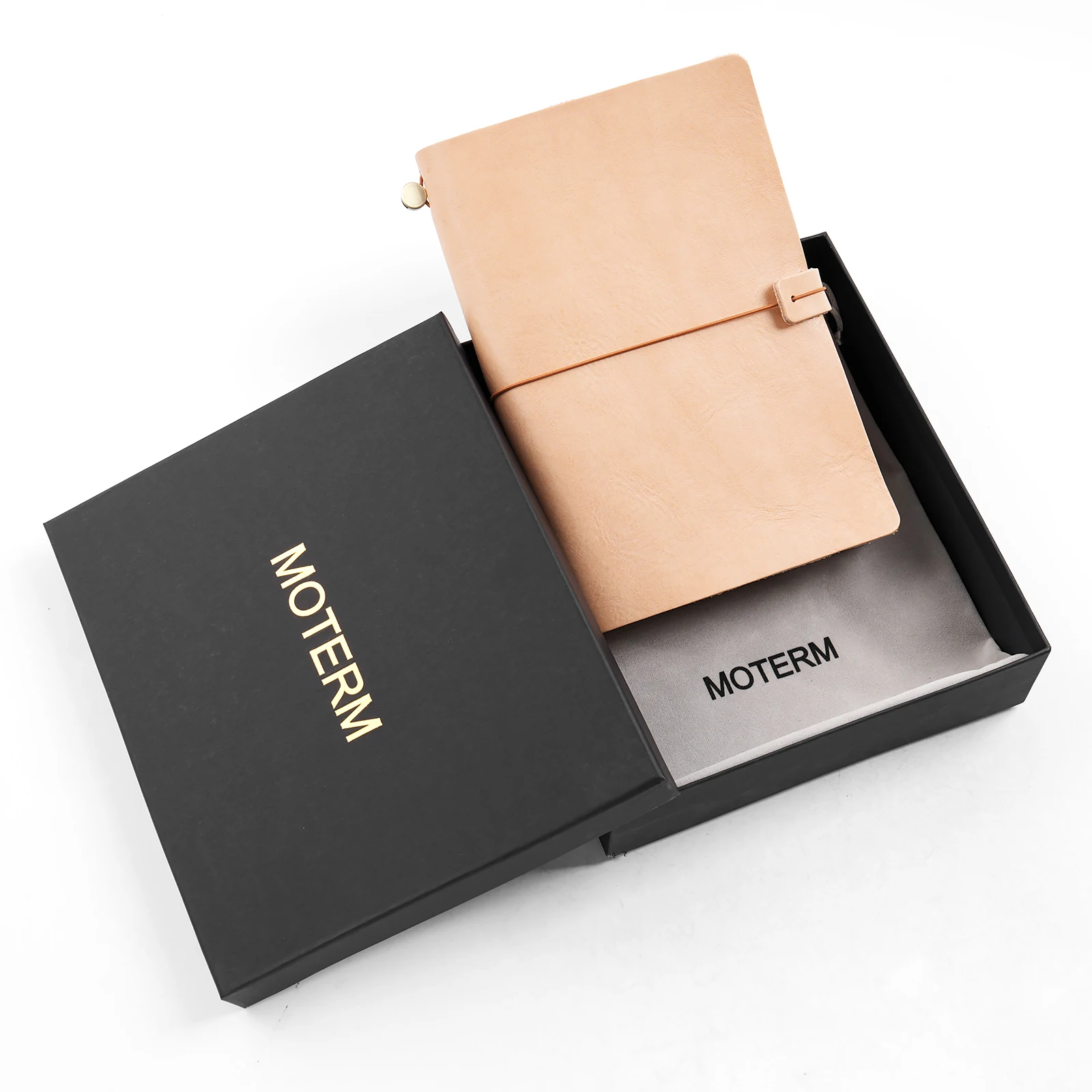 Moterm Compact Series A5 Notatnik podróżniczy Pełnoziarnista skóra garbowana roślinnie Organizer Pamiętnik Szkicownik Planner — zdjęcie produktu 6