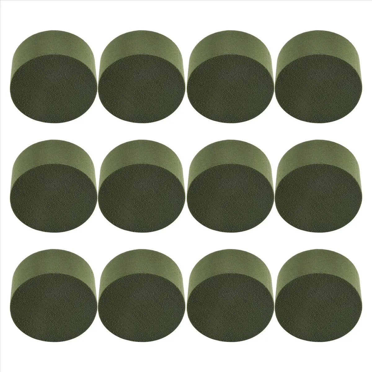 B-est Floral Foam 12 Pcs Dry &Wet Flower Foam Round Florist Blocks Flower Foam for or