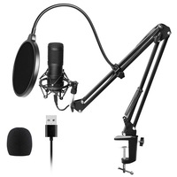 192KHz/24Bit BM800 Condenser Microphone Kits for Computer Karaoke Microphone for Mobile Phone Sound Studio Recording Microfone