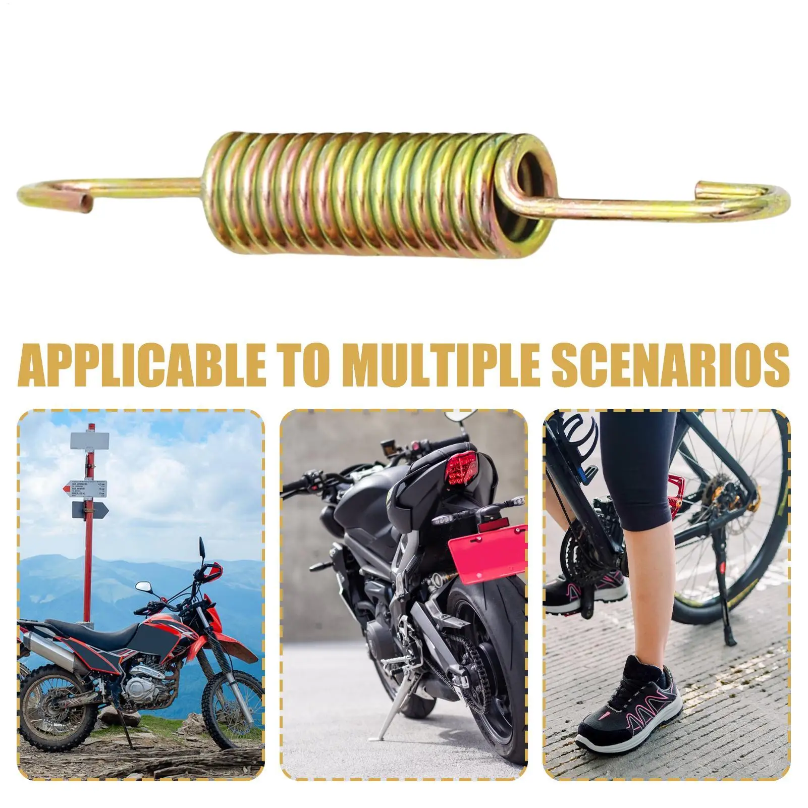 new Electric Motorcycle Parking Side Kickstand Spring Practical Stand Spring Replacement For Motorcycle Scooter