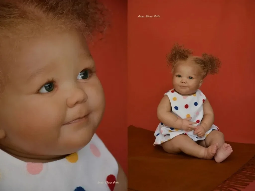 

Эксклюзивная коллекционная кукла EGO 23 дюйма Baby Awake Reborn, дубленая кожа, окрашенная, готовая