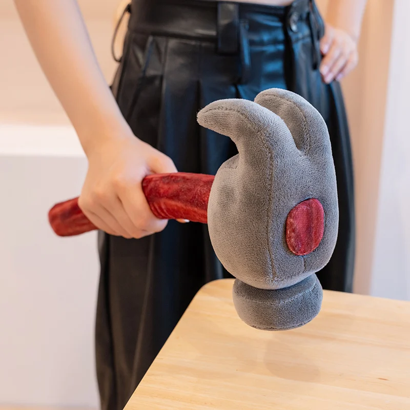 40cm Hammer Axe Plush Toys Lifelike Filling Tool Doll Creative Full Stuffed Pillow Sofa Cushion Birthday Gift