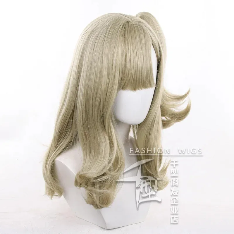 25COSGame Reverse 1999 Matilda Bouanich Cosplay Wig 60CM Grey Heat Resistant Synthetic Hair Anime Cosplay Wigs Halloween Men Wom