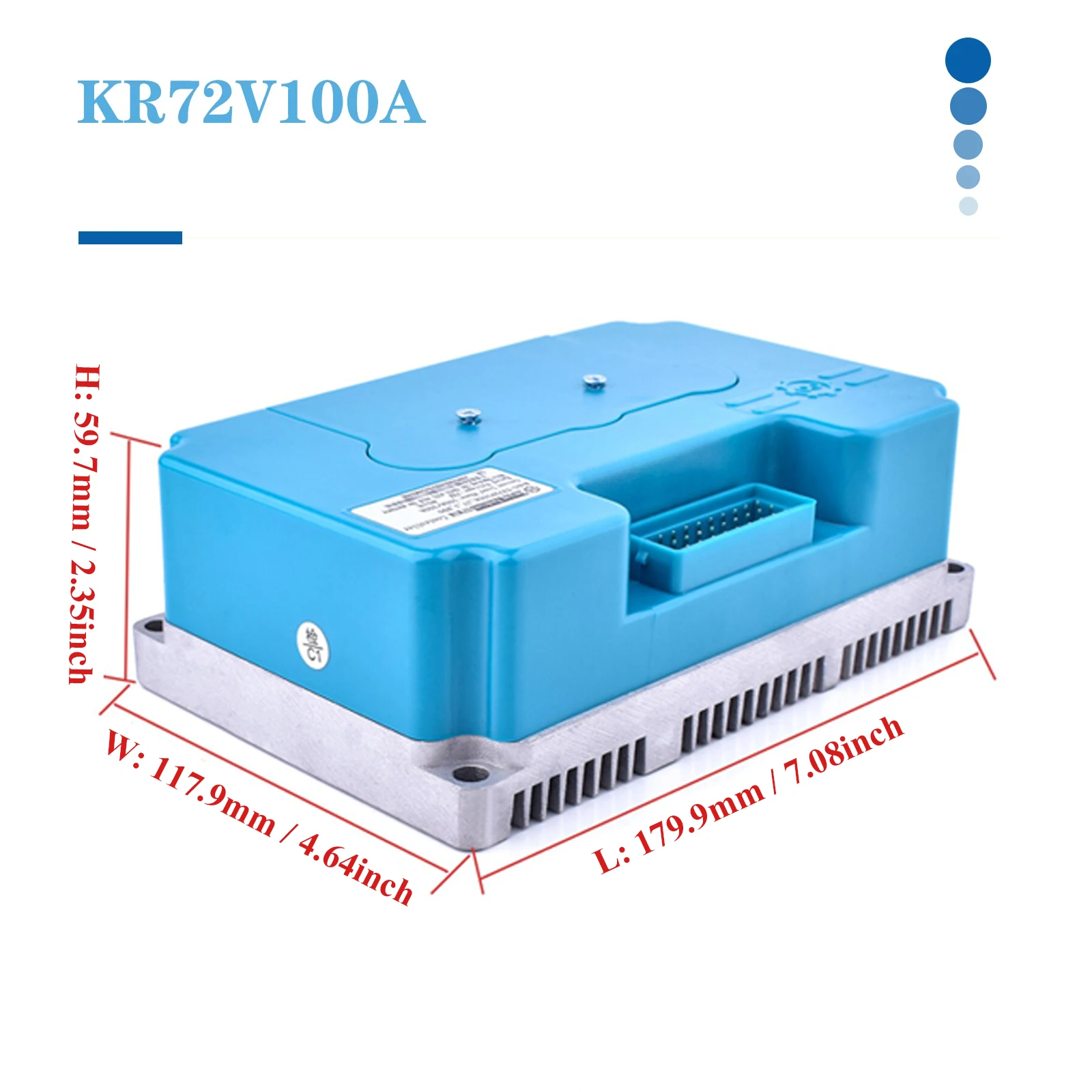 Kontroler Ebike 72V 5000W KR72300 100A bezszczotkowy kontroler do roweru elektrycznego motocykl Razor programowalny