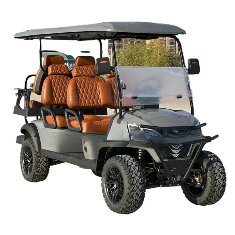 Factory Price Lithium Golf Cart Hunting off Road 6 Passenger Electric Golf Cart Club Car