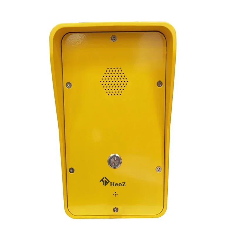 Telepon Industri SIP VoIP SOS IP Panel Analog POE GSM 3G 4G Darurat Tahan Lama di Pinggir Jalan dengan Tombol SOS