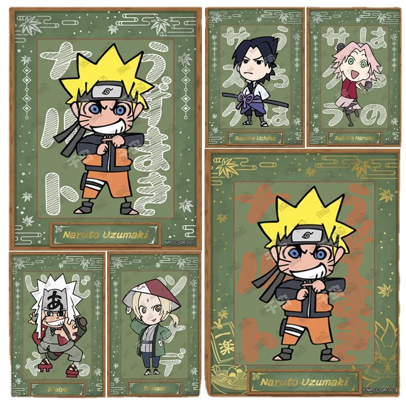 2024KAYOU Original Naruto Cards QR  Special New Chapter Sasuke Itachi Namikaze Rare Anime Game Toys Collection Cards Kids Gifts