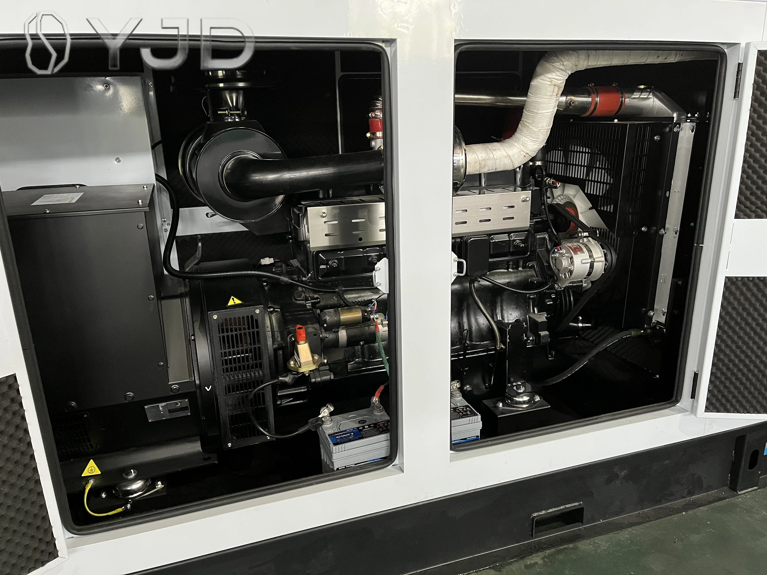 50HZ 80KVA SEC Soundproof Generator Electric Start 1500RPM Three Phase 400V for Hospital