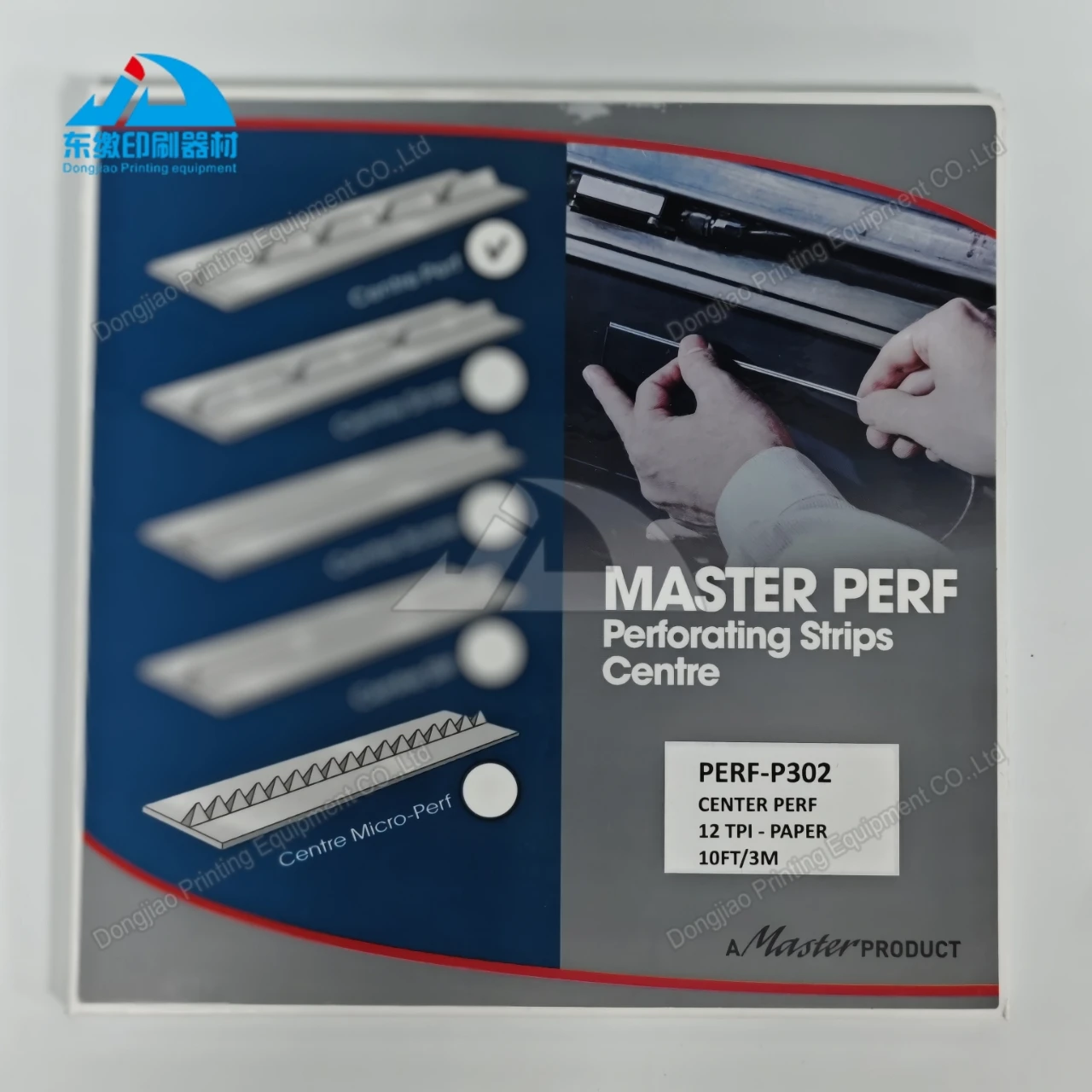 1-piece-master-perf-perforating-strips-centre-perf-p302-12tpi-paper-10ft-3m-for-offset-printing-machine