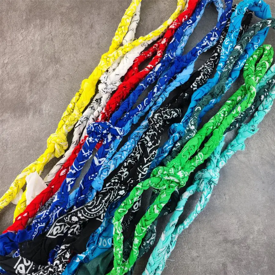 Image 4: Collier bohème coloré fait à la main, corde torsadée, produit Calico, pendentif vent de plage, bijoux cadeau pour Couple, nouvelle collection