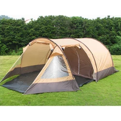 4 Person glamping outdoor camping opposite door dome tent