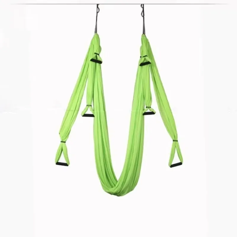 

New Style High Quality Silk Fabric Aerial Yoga Hammock High Strength Soft Nylon Anti Gravity Inversion Swing For Home Gym