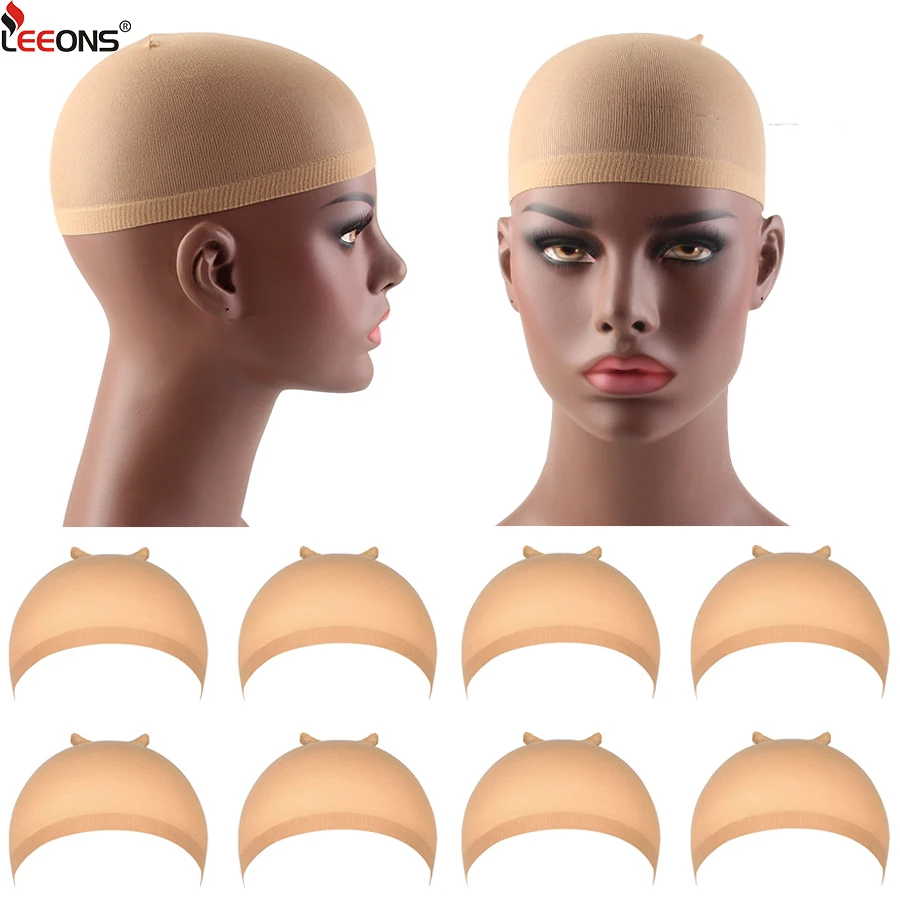 

10Pack 20Pcs Nylon Wig Caps Black Light Brown Wig Caps For Women Stocking Wig Caps For Halloween Cosplay For Women Daily Use