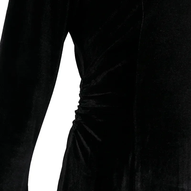 Mercoledì Addams Famiglia Cosplay Uniforme Abito Film Morticia Costume Cosplay Parrucche nere per le donne Carnevale di Halloween Ruolo anime