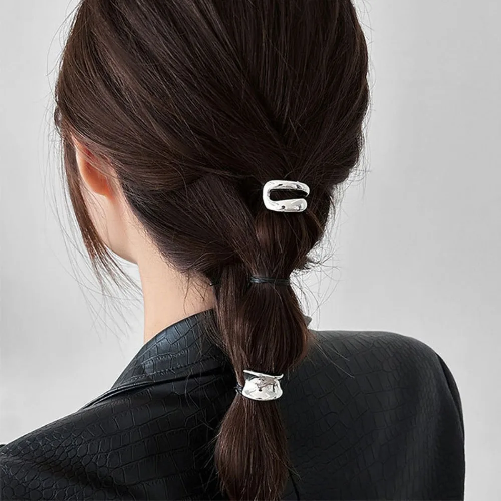 Original Metal Hair Hook Hair Accessories Simple Versatile Hair Hook Women Headgear Ponytail Clip High Sense 2025 New Trending