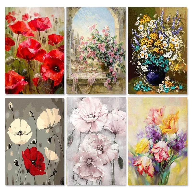 Acrylic Pink Flower Painting: The Perfect DIY Wall Art for Calm, Creative Evenings