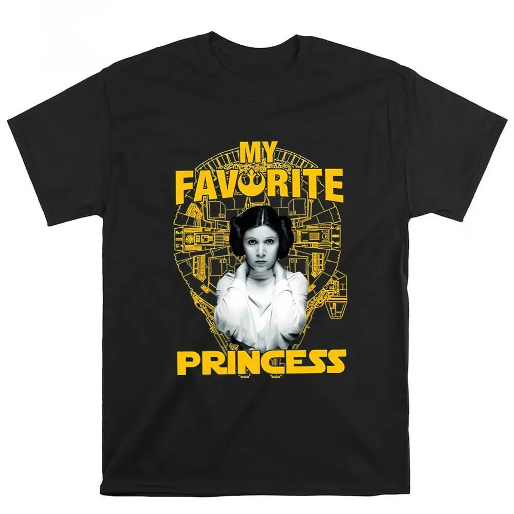 Princess Leia My Favorite Princess Short Sleeve Unisex T-Shirt S-5XL