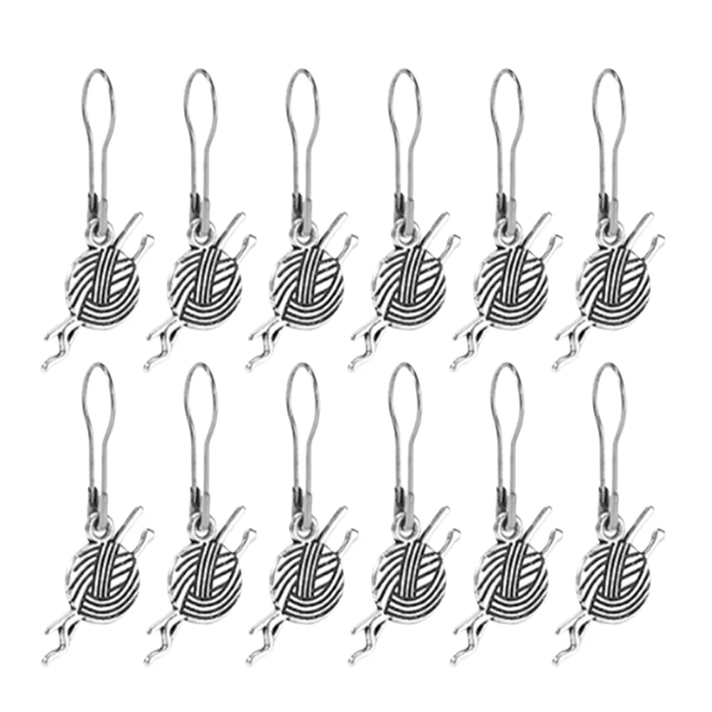 12 Pcs Beading Wool Marking Buckle Positioning Needle Stitch Rings Crochet Hook