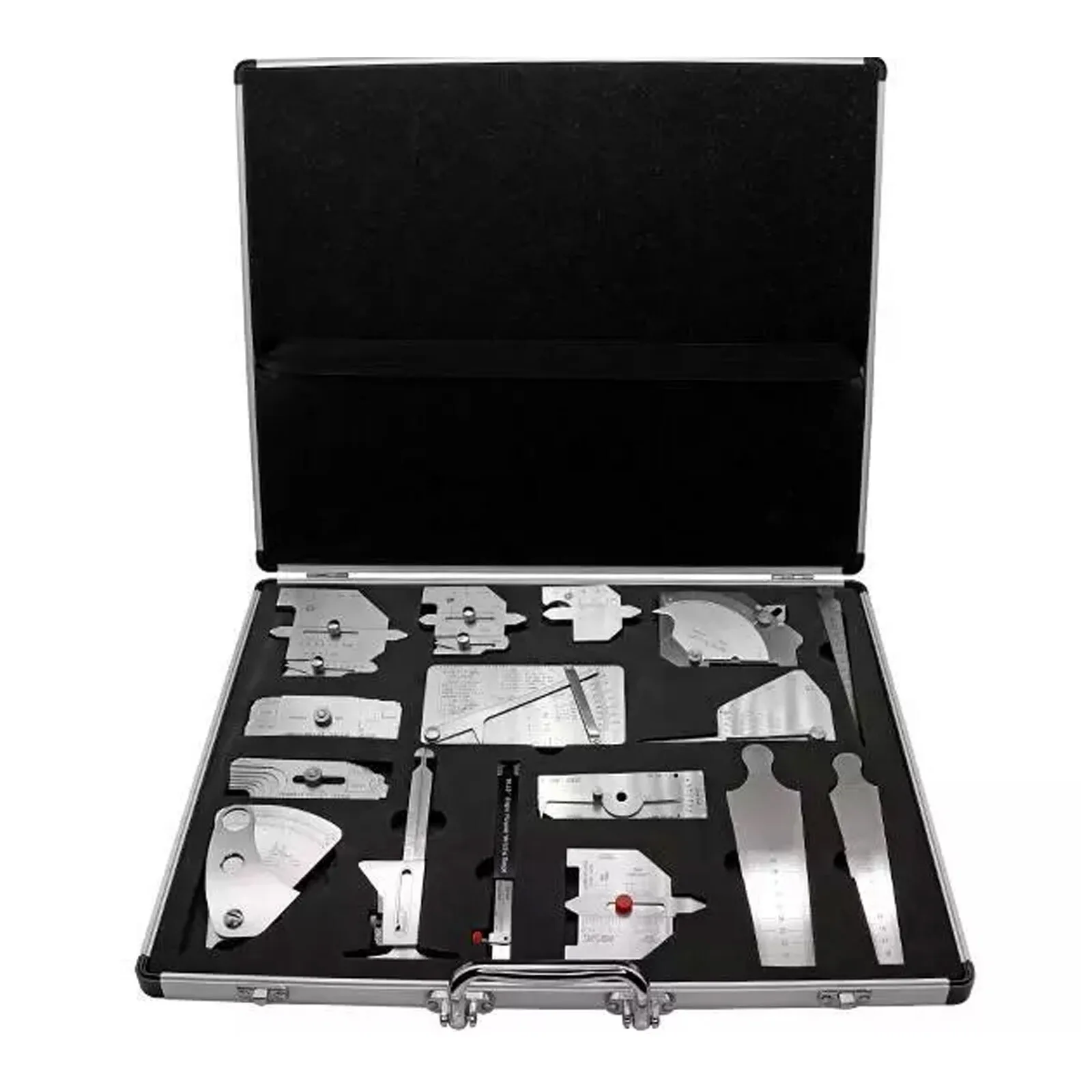 16 Pieces Welding Gauge Tool Inspection Kit Welding Inspection Ruler Set