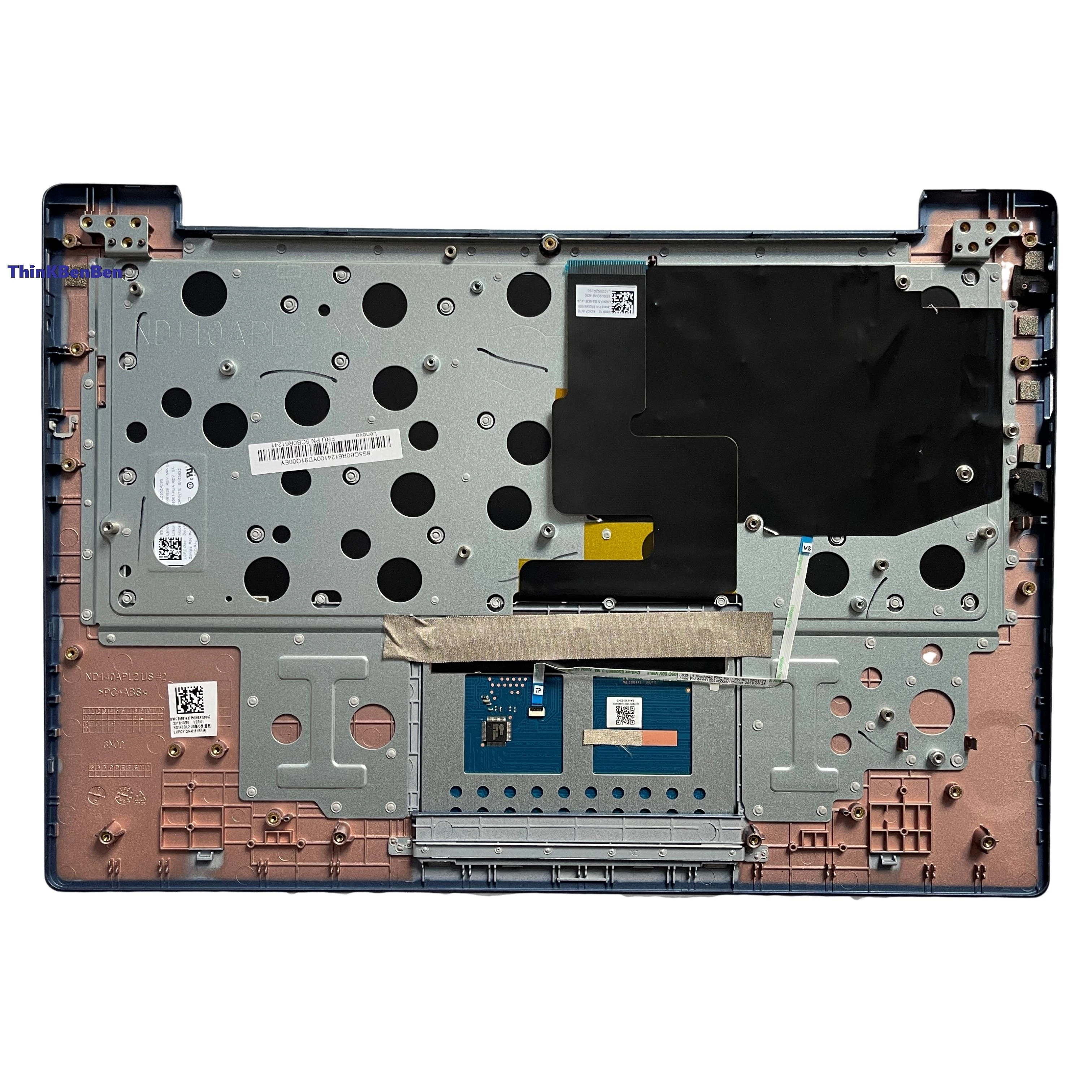 DE немецкий синий верхний чехол для клавиатуры, упор для рук, чехол для Lenovo Ideapad S130 14 130 s 14 14IGM 120 s 14 14IAP 5CB0R61234