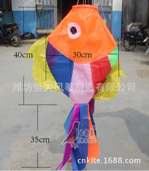Weifang-accesorios para cometas, perchas, tiras de arcoíris, pelusa de pescado de retales, cometa