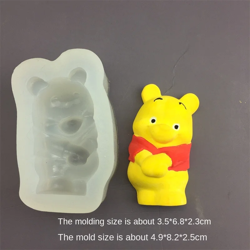 Disney Cake Silicone Mold DIY Mickey Minnie Epoxy Resin Molds Aromatherapy Wax Plaster Molds Candy Fondant baking Tools