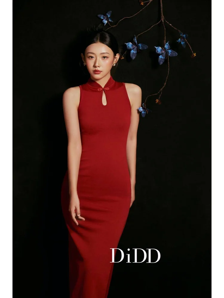 

2026 New Red Qipao Photography Studio Chinese Style Artistic Portrait Clothing High-End Elegant National Fashion Women's Wear