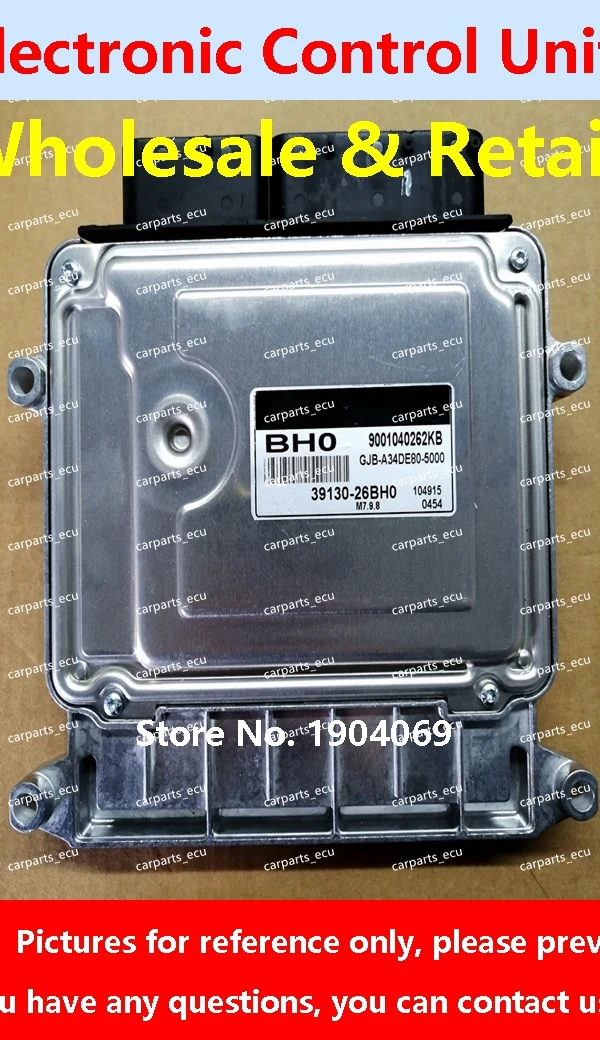 

Компьютерная плата двигателя автомобиля Hyundai Elantra KIA/ECU/M7.9.8 39130-26BH0 BH0/39111-26BB0 K20/39132-26AM0 A21/39110-02ED0 3026