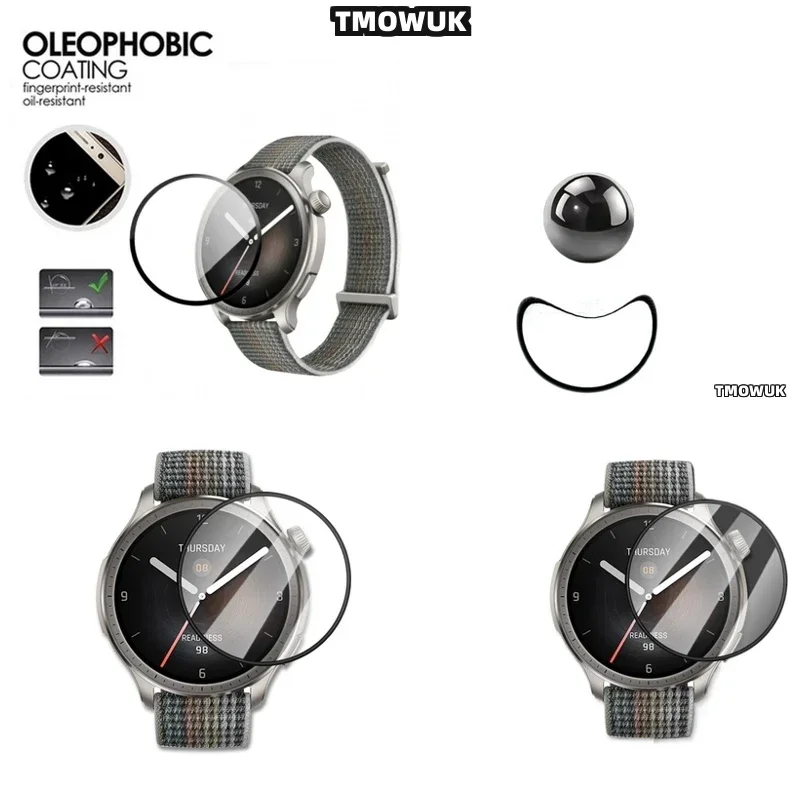 

HD Soft Film For Amazfit Balance Curved Screen Anti - Scratch Protective Cover